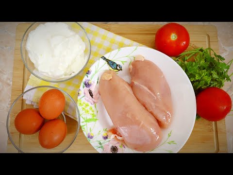 BRZO! UKUSNO! JEDNOSTAVNO! hit recept za rucak ili veceru - belo meso, jaja, pavlaka i paradajz