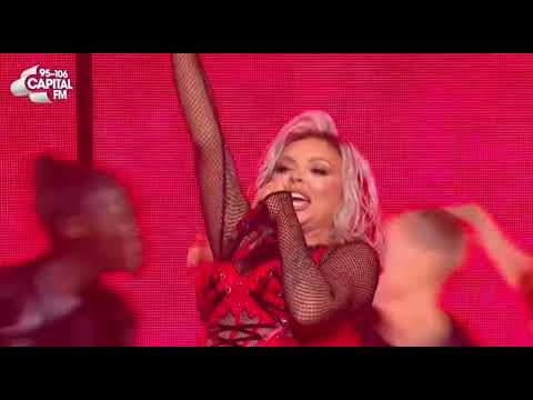 jesy nelson being a mess at her jingle bell ball performance for 58 seconds