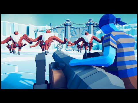 100 CANNONS vs GIANT ARMY - Totally Accurate Battle Simulator