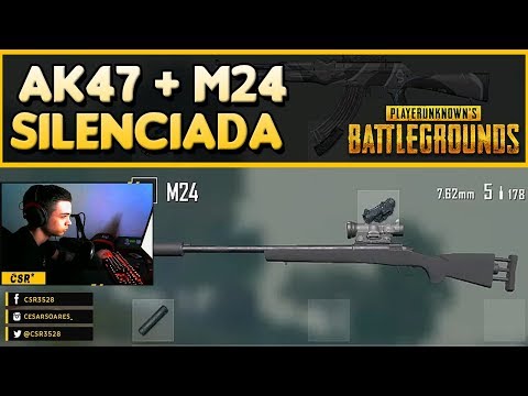 Aqueles HEADSHOTS com a M24 SILENCIADA... (WIN SOLO 13 KILLS)