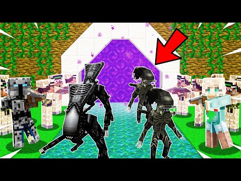 PopularMMOs - Minecraft: INSANE ALIEN DEFENSE! (ALIENS ARE INVADING!) Modded Mini-Game