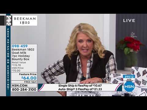 HSN | Beekman 1802 Bath & Body Gifts 11.17.2019 - 08 PM