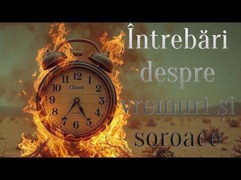 Întrebări despre vremuri si soroace