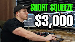 Trader Makes $3,000 Trading AGTC Short Squeeze | REAL TIME