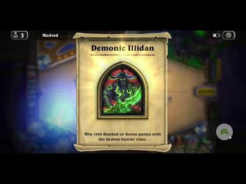 Hearthstone Demonic Illidan Demon Hunter