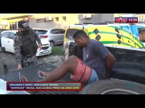 Traficante tentou "dispensar" droga, mas acabou preso na zona leste (22 05 20)