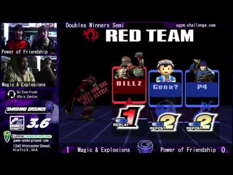 Rock em Stok em Smashbros - Project M 3.6 Doubles - Power of Friendship (B) vs Magic and Exp