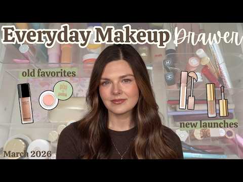 GRWM & Shopping My Stash For My Everyday Makeup Drawer! March 2026