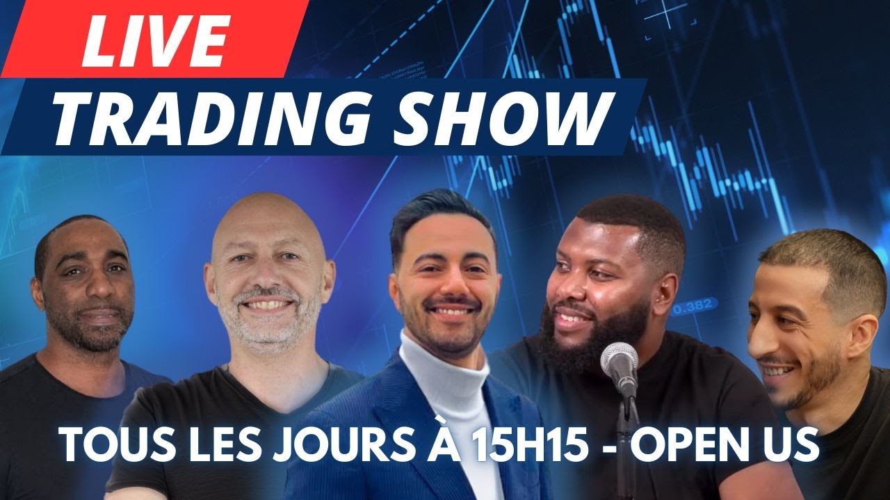 LIVE DE TRADING  : DEEPSEEK !! Krach ou rebond? Réponse à 15h30