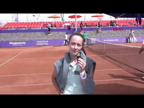 Milli tenisçi Zeynep Sönmez, Antalya’da çeyrek finalde