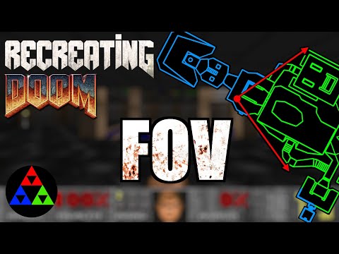 Recreating DOOM in Python. Ep3 - Player's Field of View