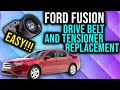 Ford Fusion Serpentine Belt And Tensioner Replacement