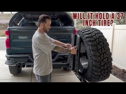 Review of Go Rhino Swing-A-Way Hitch Mounted Tire Carrier