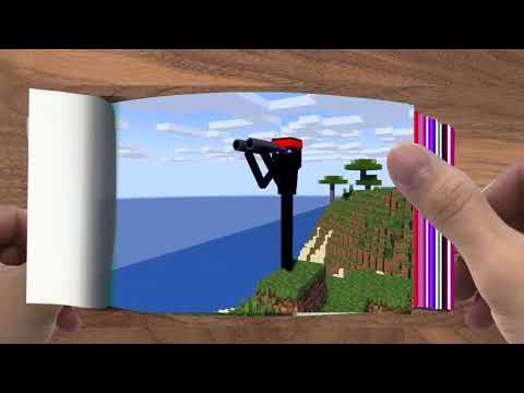 FLIPBOOK   Monster School  SPEEDRUNNER VS 7 MONSTER PART 2   Minecraft Animation004