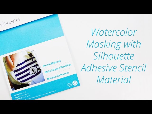 ورق مواد الشابلون (Silhouette Stencil Material) لا...