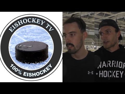 Interviews Peleikis, Cornett I Testspiel Liège Bulldogs - Herner EV Miners