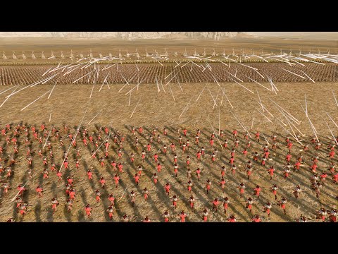 20.000 BRETON ARMY vs 25.000 ARMY OF BEASTMEN | Total War WARHAMMER II