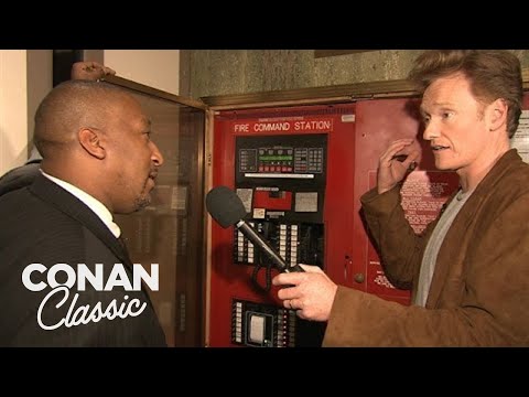 Conan Meets 30 Rock's Fire Safety Director | Late Night with Conan O’Brien
