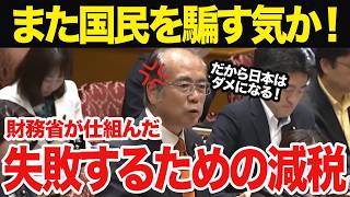 【財務省の闇】失敗するための減税！？食料品の消費税0%でも価格は下がらないと政府も認めた真相【参政党】#国会中継 #財務省 #税金 #参政党