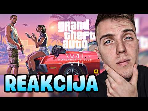 GTA VI NAJNOVIJI TRAILER - CHODA REAKCIJA