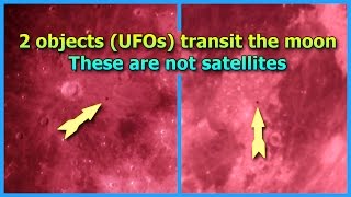 Objects (UFOs) Transit the Moon, An Occulted Star & UFO Bloopers