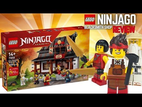 Lego Ninjago Blacksmith Shop REVIEW !!