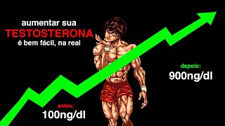 Aumentar a TESTOSTERONA (de forma natural) é bem fácil, na real.