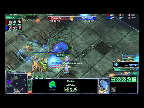 (HD) CombatEX vs ROOTCatZ feuding! Starcraft 2