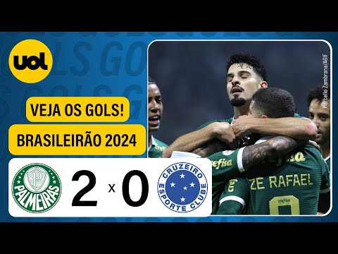 PALMEIRAS 2 X 0 CRUZEIRO - CAMPEONATO BRASILEIRO 2024, VEJA OS GOLS!