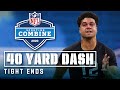 Tight Ends Run the 40-Yard Dash at 2020 NFL Combine: Albert O's BLAZING 4.49