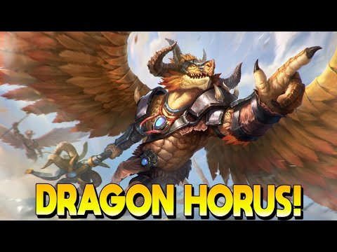 NEW DRAGON HORUS COMES TO SMITE! FITS HIM SO WELL! - Masters Ranked Duel - SMITE