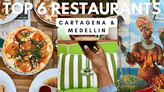 Where to EAT in Cartagena & Medellin, Colombia (2025) Top 6 Best Restaurants !
