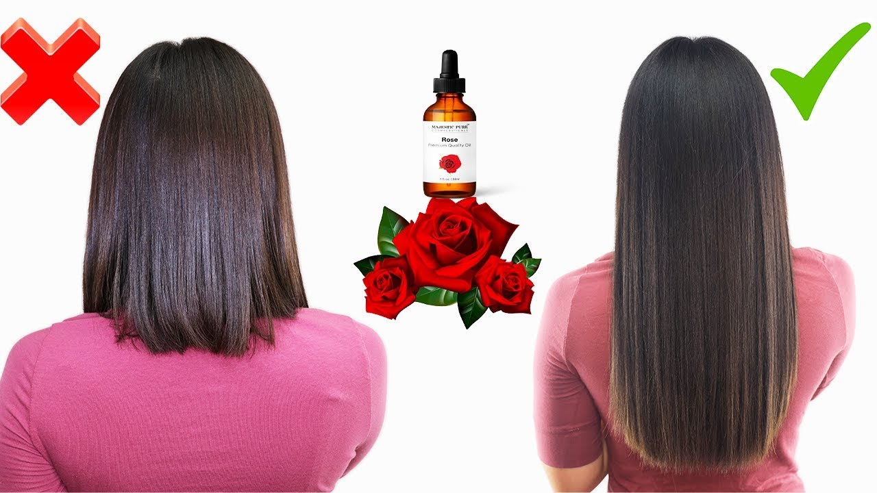 Cabello Largo Con Aceite De Rosas 🌹 Como Crecer El Pelo Rapido 🦄 Bessy Dressy