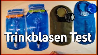 Trinkblasen Test | Source Widepac 2L und 3L vs Camelbak 3L
