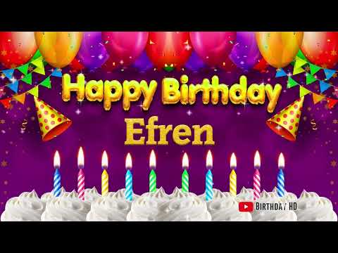 Efren Happy birthday To You - Happy Birthday song name Efren 🎁