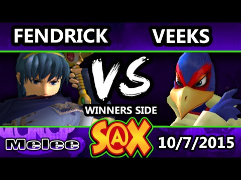 S@X 118 - Veeks (Falco) Vs. Fendrick Lamar (Marth) SSBM Tournament - Smash Melee