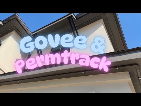 Govee permanent outdoor lights install with perfect tracks made for Govee. (Permtrack)