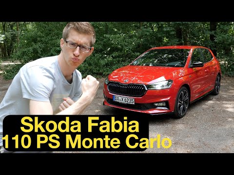 2022 Skoda Fabia Monte Carlo 1,0 TSI: Baby-Rennwagen oder doch nur Spoilerpaket? [4K] - Autophorie