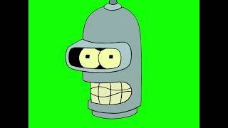 Bender "all right, show's over, I'm tired" Futurama green screen