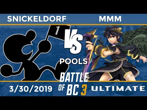 BoBC3: Pools - BURG|Snickeldorf (Mr. Game & Watch) vs MMM (Dark Pit)