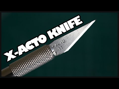 The Best Cutting Knife for Architecture Model Making - How to Use an X-ACTO Model Making Craft Knife