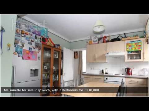 Maisonette for sale in Ipswich, with 2 Bedrooms for £130,000