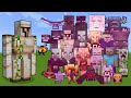 Iron Golem Vs Full Enchanted Mobs Minecraft Mob Battle 1 21