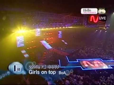 [050728]BoA - Mcountdown Girls On Top