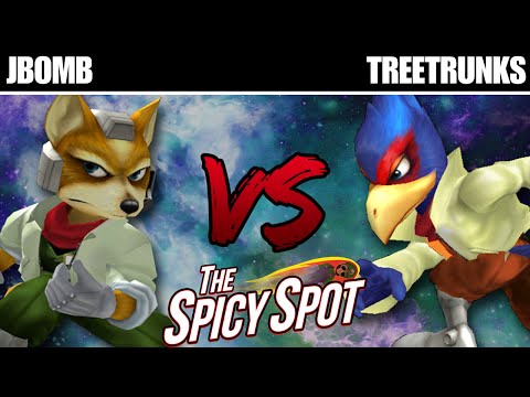 The Spicy Spot: JBomb (Fox) vs Treetrunks (Falco) - Losers Semis - Melee