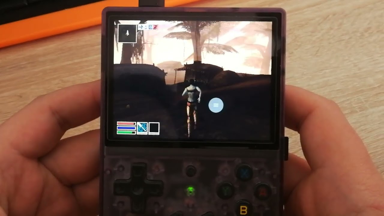 Morrowind on Android with Xbox UI — Anbernic RG353V Gameplay