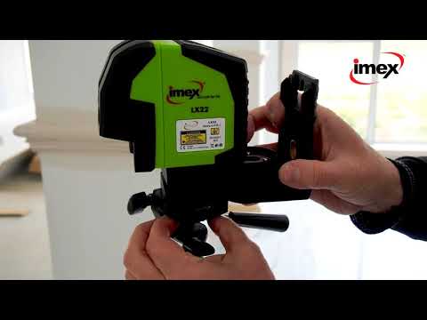 Imex LX22 cross line laser demonstration - Available from Timberfix