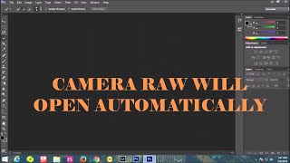 how to open camera raw filter in Photoshop CS6