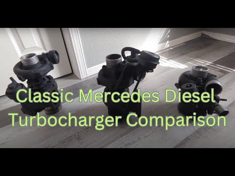Classic Mercedes Diesel Stock Turbocharger Comparison