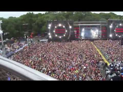 Gareth Emery at EDC NYC from the top of the Ferris Wheel